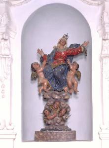 Madonna assunta, angeli e cherubini