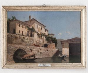 Antico ingresso di Villa Grumello e darsena dei pescatori