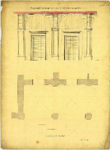Progetto di un manicomio per la provincia di Bergamo - Tavola N. 23