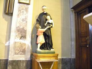 San Vincenzo dè Paoli cura gli orfani