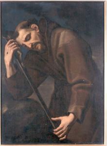 San Francesco d'Assisi in meditazione