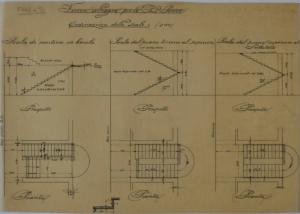 Scale del fabbricato n. 13 dell'Ospedale Psichiatrico Provinciale di Milano (Mombello)