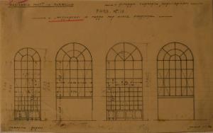 Progetto dei serramenti del fabbricato n. 10 dell'Ospedale Psichiatrico Provinciale di Milano (Mombello)