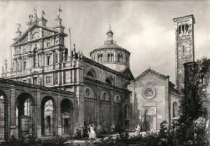 Veduta della chiesa di S. Maria presso San celso a milano
