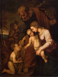 SACRA FAMIGLIA CON SAN GIOVANNINO