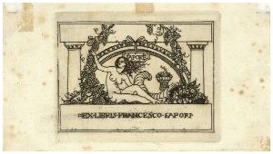 Ex libris per Francesco Sapori