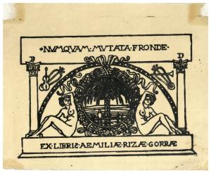 Ex libris per Emilia Rizzi Gorra