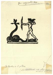 Apollo e il serpente Pitone