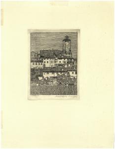 Arezzo. La torre civica