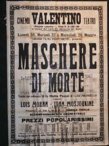 Maschere di morte/ Veglia della fiamma/ L' eroe del velocipede