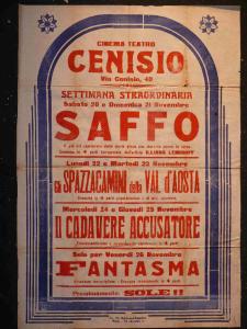 Saffo/ Gli spazzacamini della Val d'Aosta/ Il cadavere accusatore/ Fantasma/ Sole!!