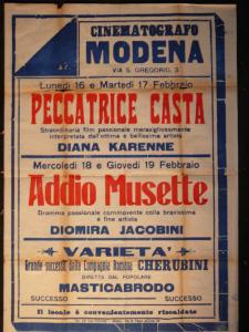 Peccatrice casta/ Addio Musette