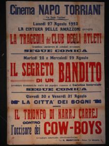 La tragedia del club degli atleti/ Il segreto di un bandito/ La città dei sogni (Il trionfo di Karry Carrej contro l'uccisiore dei cow-boys)