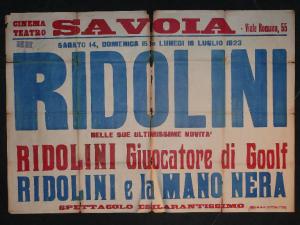 Ridolini giocatore di goolf/ Ridolini e la mano nera