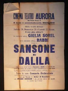 Sansone e Dalila/ Dolor di bambino