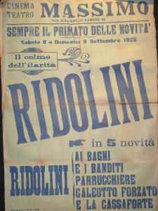 Ridolini ai bagni/ Ridolini e i banditi/ Ridolini parrucchiere/ Ridolini galeotto forzato/ Ridolini e la cassaforte