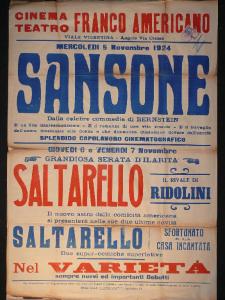 Sansone/ Saltarello sfortunato/ Saltarello e la casa incantata