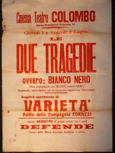 Le due tragedie (Bianco e nero)