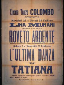 Roveto ardente/ L' ultima danza di Tatiana