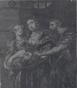 Carnefice offre a Salomè la testa di San Giovanni Battista