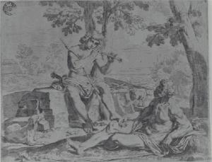 Mercurio ascolta Argo suonare il flauto