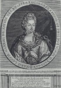 MARIE LOUISE GABRIEL DE SAVOYE NEE EN 1688 ET DECLAREE EPOUSE DE PHILIPPE V. ROY D'ESPAGNE