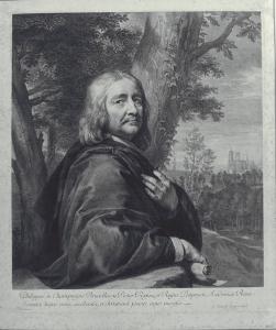 Philippus de Champaigne Bruxellensis Pictor Regius, et Regiae Pictorum Academiae Rector