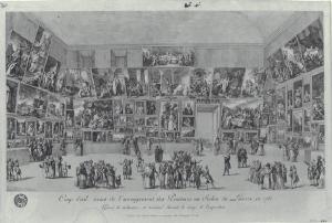 Esposizione di pittura al Louvre