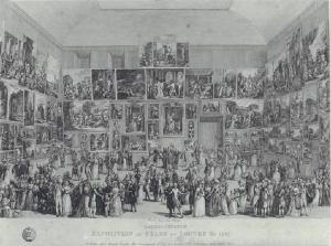 EXPOSITION AU SALON DU LOUVRE EN 1787.
