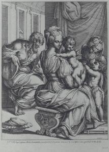 Sacra Famiglia con Santa Elisabetta e san Giovannino