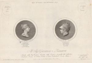 Cammei con i ritratti di Napoleone Bonaparte e di Josephine de Beauharnais