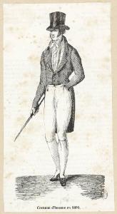 Costume d'homme en 1804