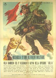 Medaglia d'oro al valore militare alla bandiera del 9° reggimento Alpini "Divisone Julia"