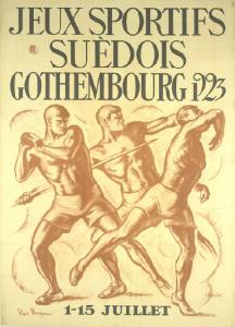 Jeux sportifs suedois. Gothebourg 1923