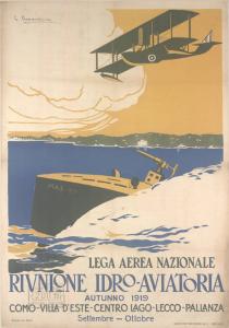 Lega aerea nazionale. Riunione idroaviatoria, Como, Villa d'Este, Autunno 1919