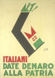 Italiani date denaro alla patria