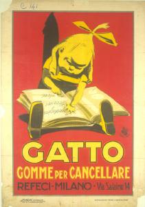 Gatto. Gomme per cancellare