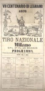 VII Centenario di Legnano - Tiro Nazionale in Milano, 1876