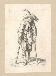 Il mendicante con la gamba di legno