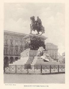 Milano. Monumento a Vittorio Emanuele II