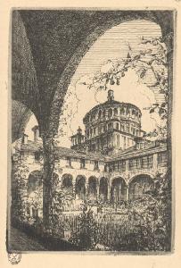 Milano. Chiesa di Santa Maria delle Grazie (Chiostro)