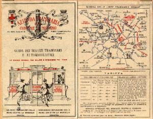 Milano. Linee tramviarie e automobilistiche