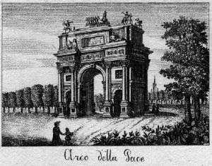 Milano. Arco della Pace