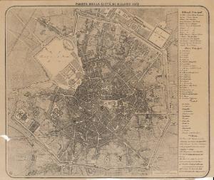 Milano. Pianta topografica