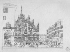 Milano. Piazza Duomo