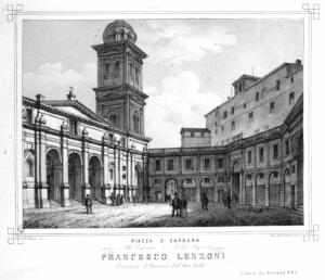 Mantova. Piazza Santa Barbara