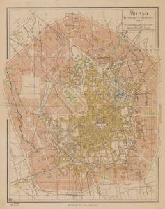 Milano. Pianta topografica