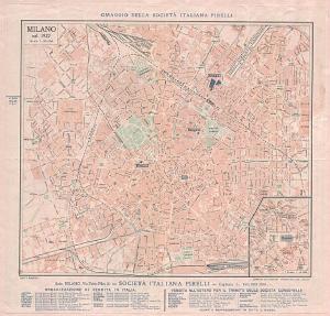 Milano. Pianta topografica