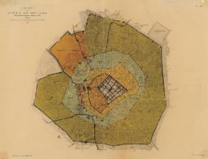 Milano. Pianta topografica