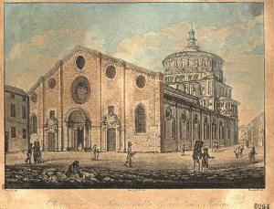 Milano. Chiesa di Santa Maria delle Grazie